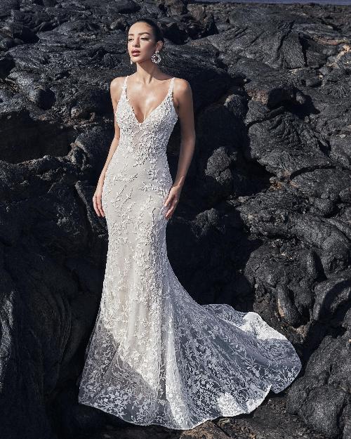120211 vintage beaded wedding dress with straps and low back1